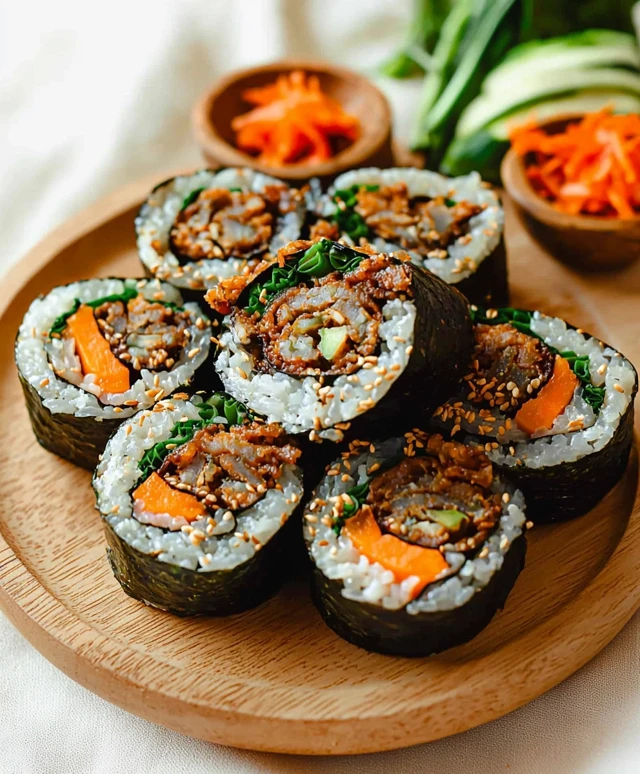 Gimbap Seetang Reisrollen