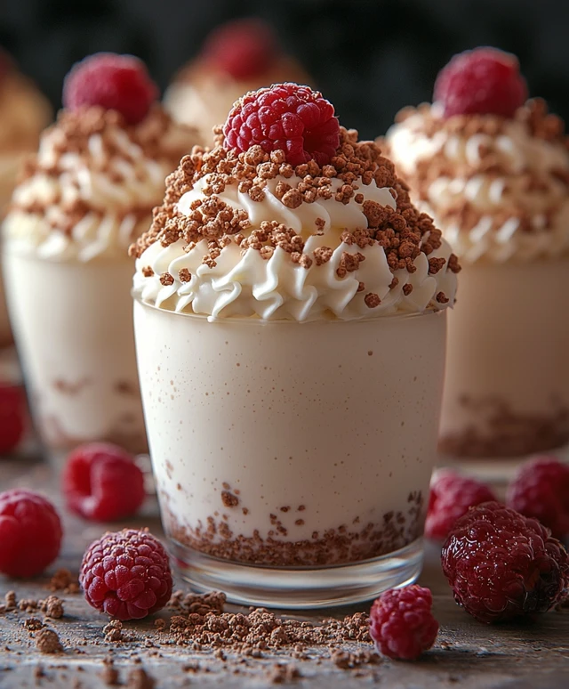 Käsekuchen Mousse Tassen
