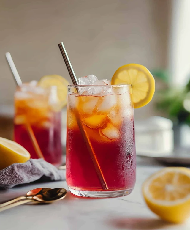 Eistee Limonade von Starbucks