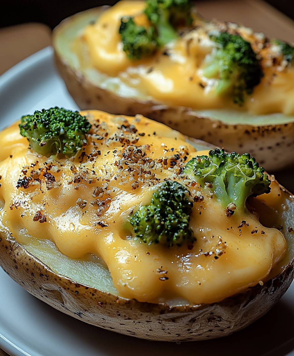 Käsekartoffeln mit Brokkoli Käsesauce