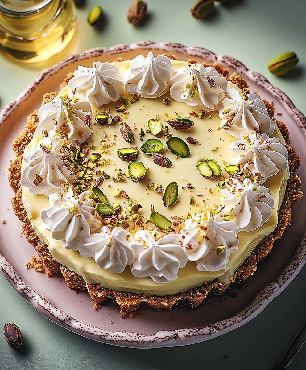 Pistazien Sahne Torte backen