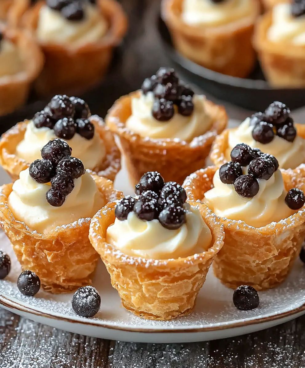 Mini Cannoli Becher