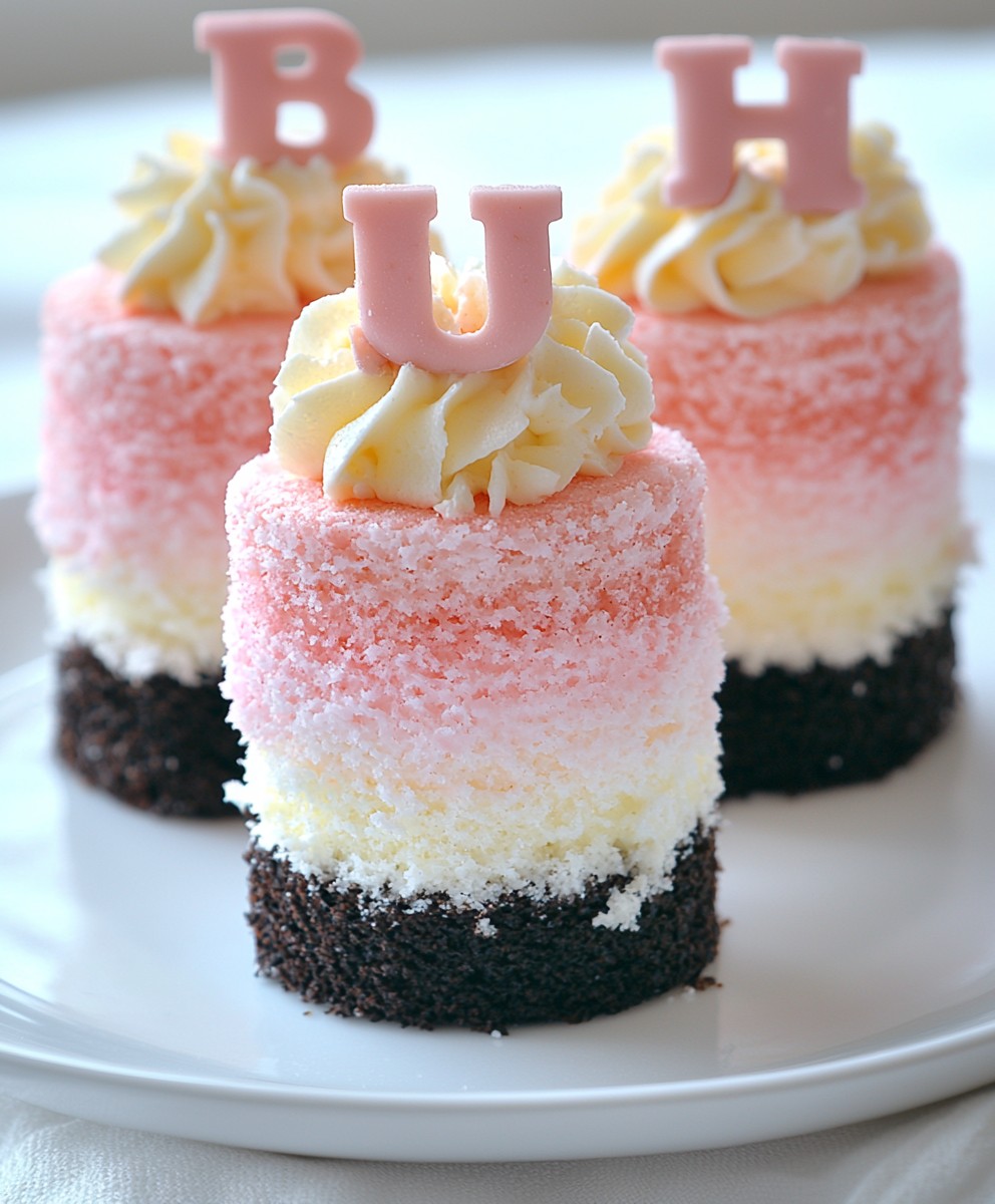 Ombre Kuchen backen