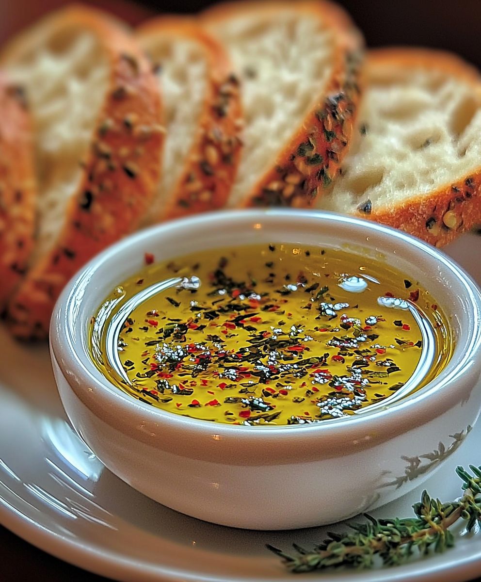 Olivenöl Dip Brot