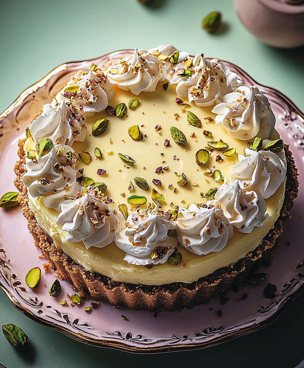 Pistazien Sahne Torte backen
