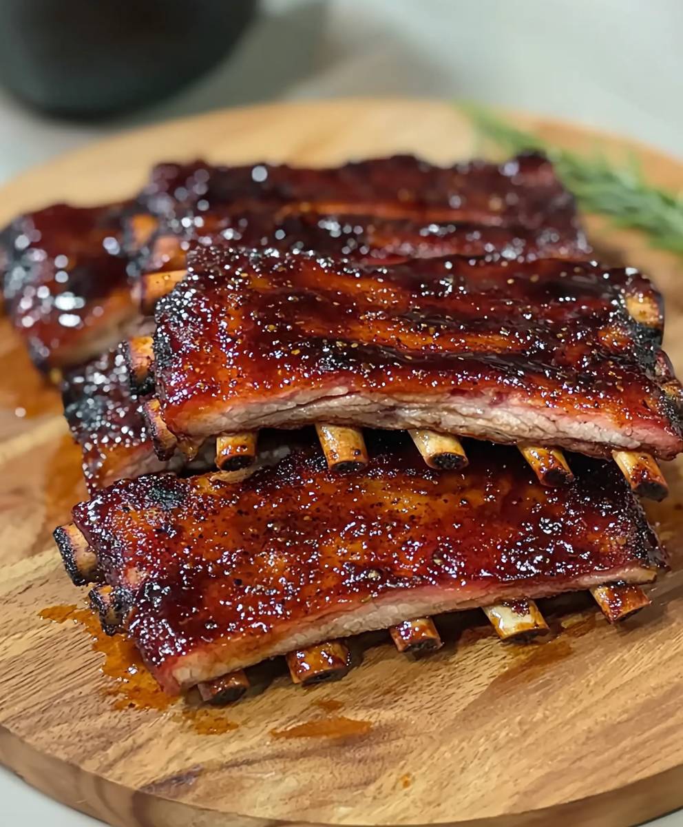 Rippchen mit Teriyaki-Glasur