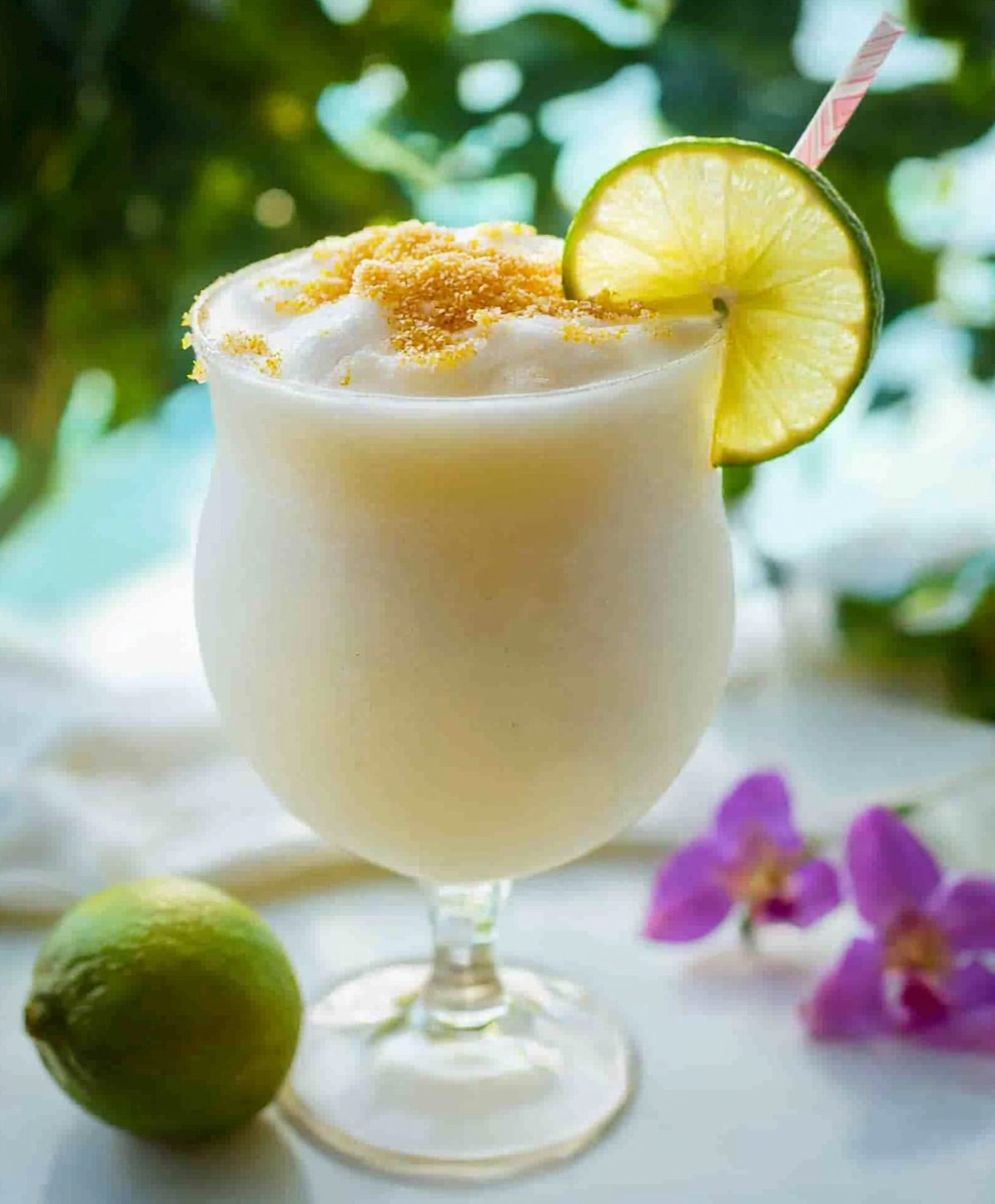 Key Lime Colada Cocktail