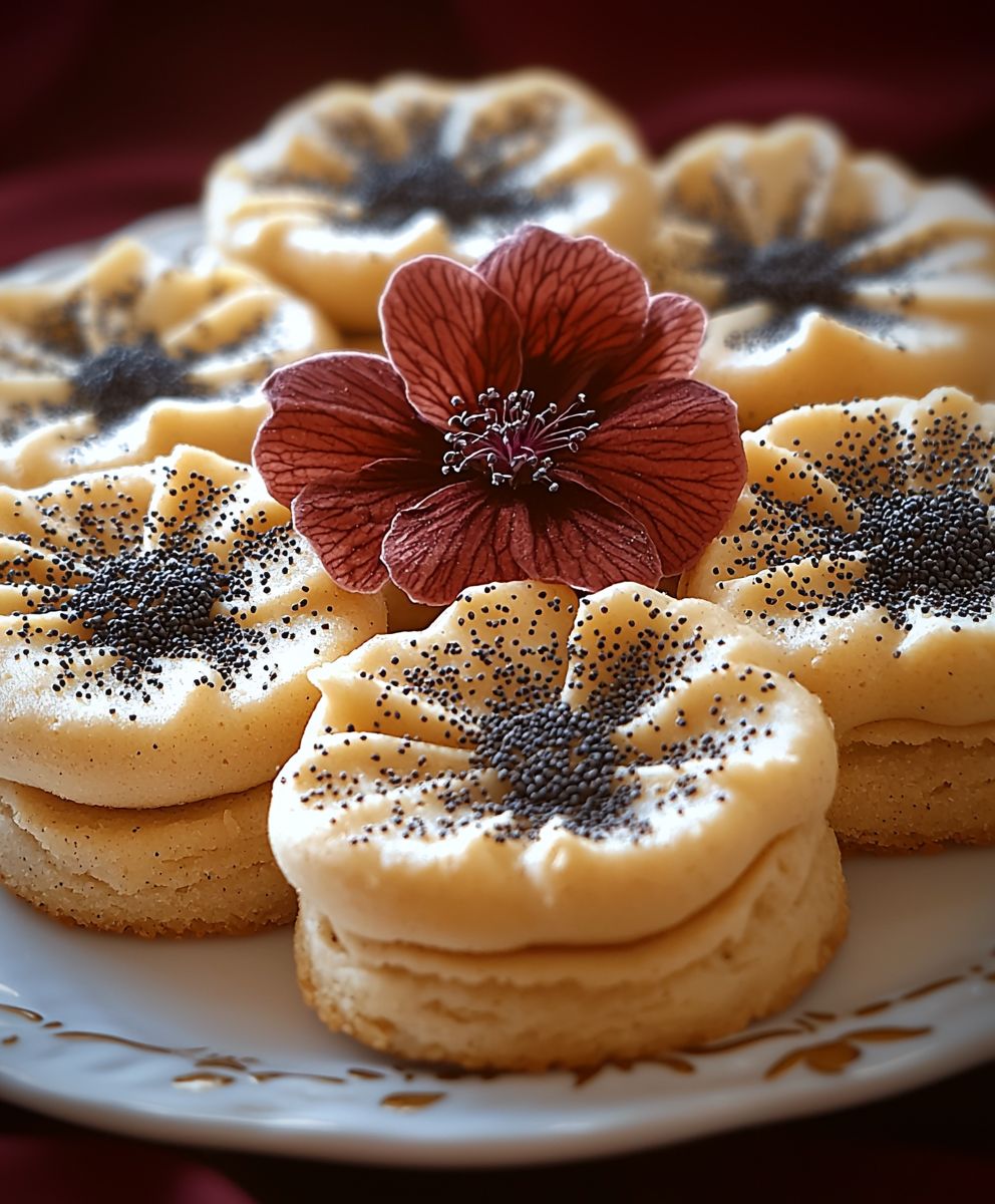 Mohn Marzipan Spritzgebäck