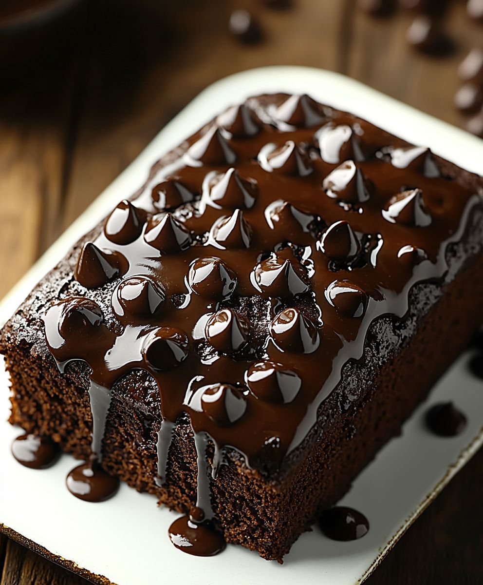 Heißes Fudge Brownie Brot