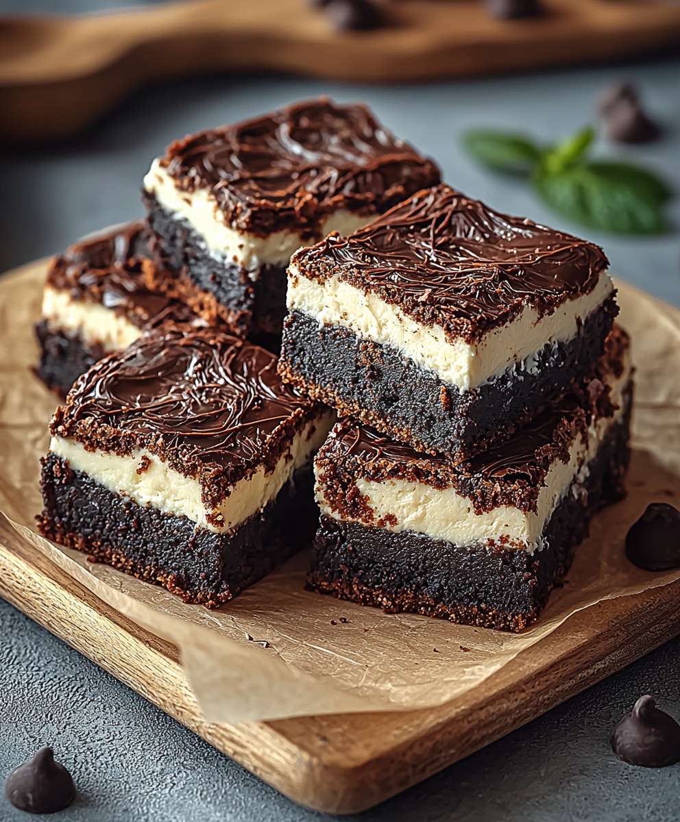 Käsekuchen Brownies Schokolade