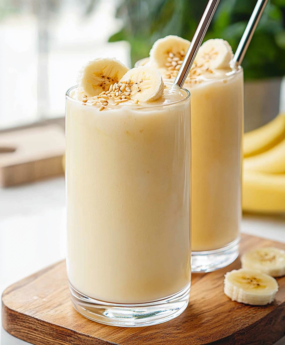 Koreanische Bananenmilch selber machen