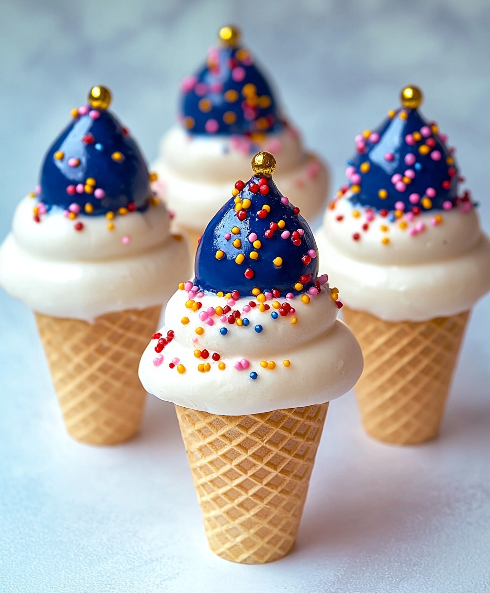 Eistüten Cake Pops