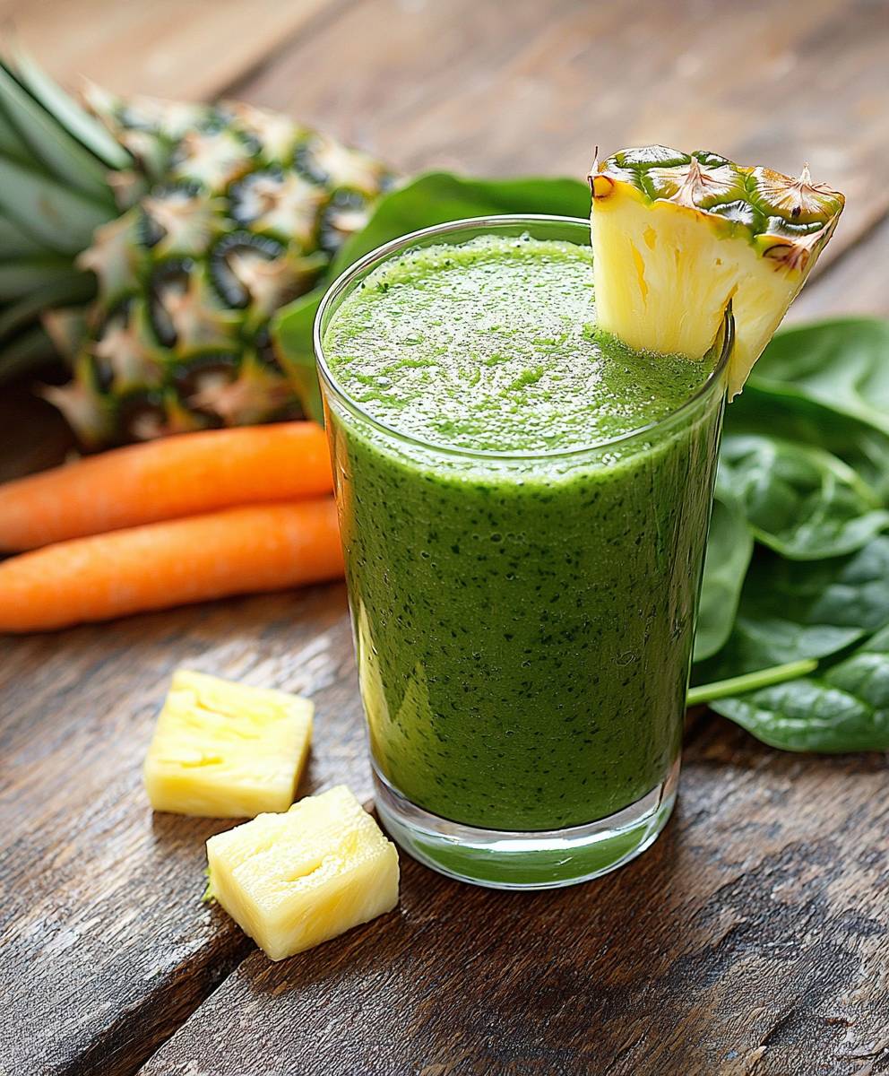 Spinat Ananas Smoothie