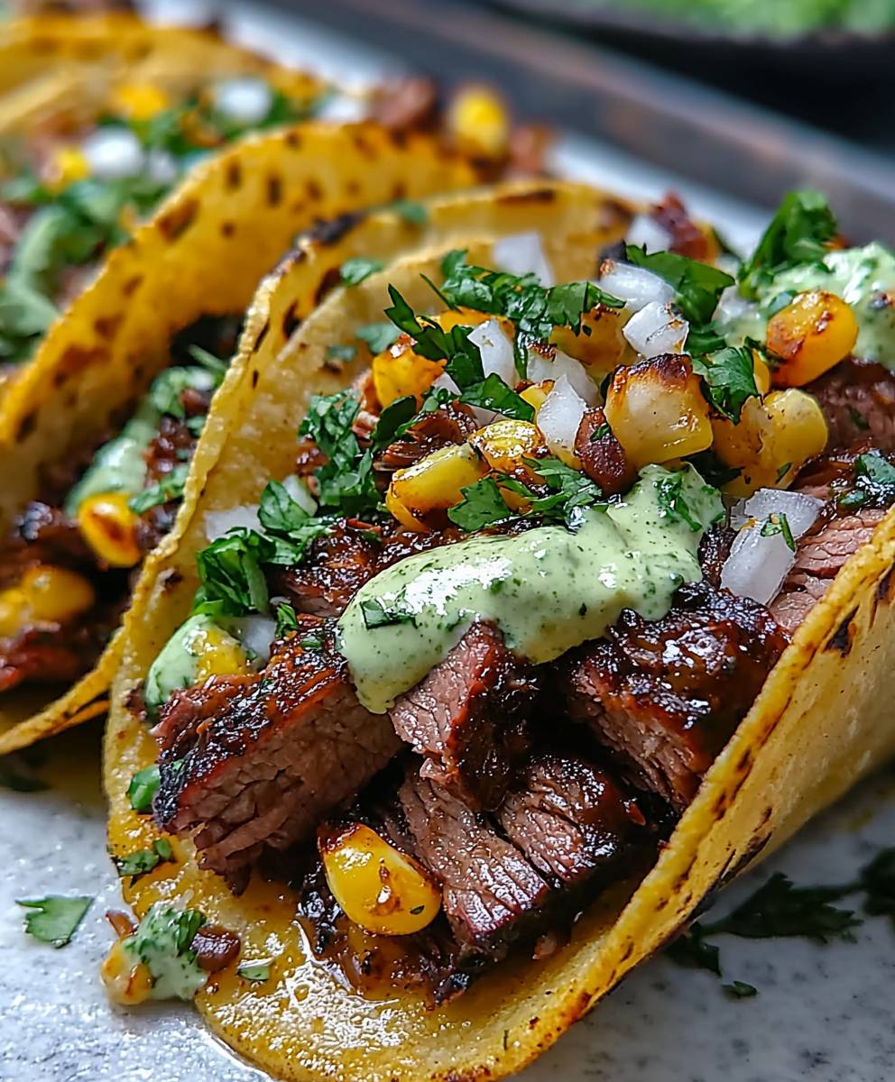 geschmorte Brisket Tacos