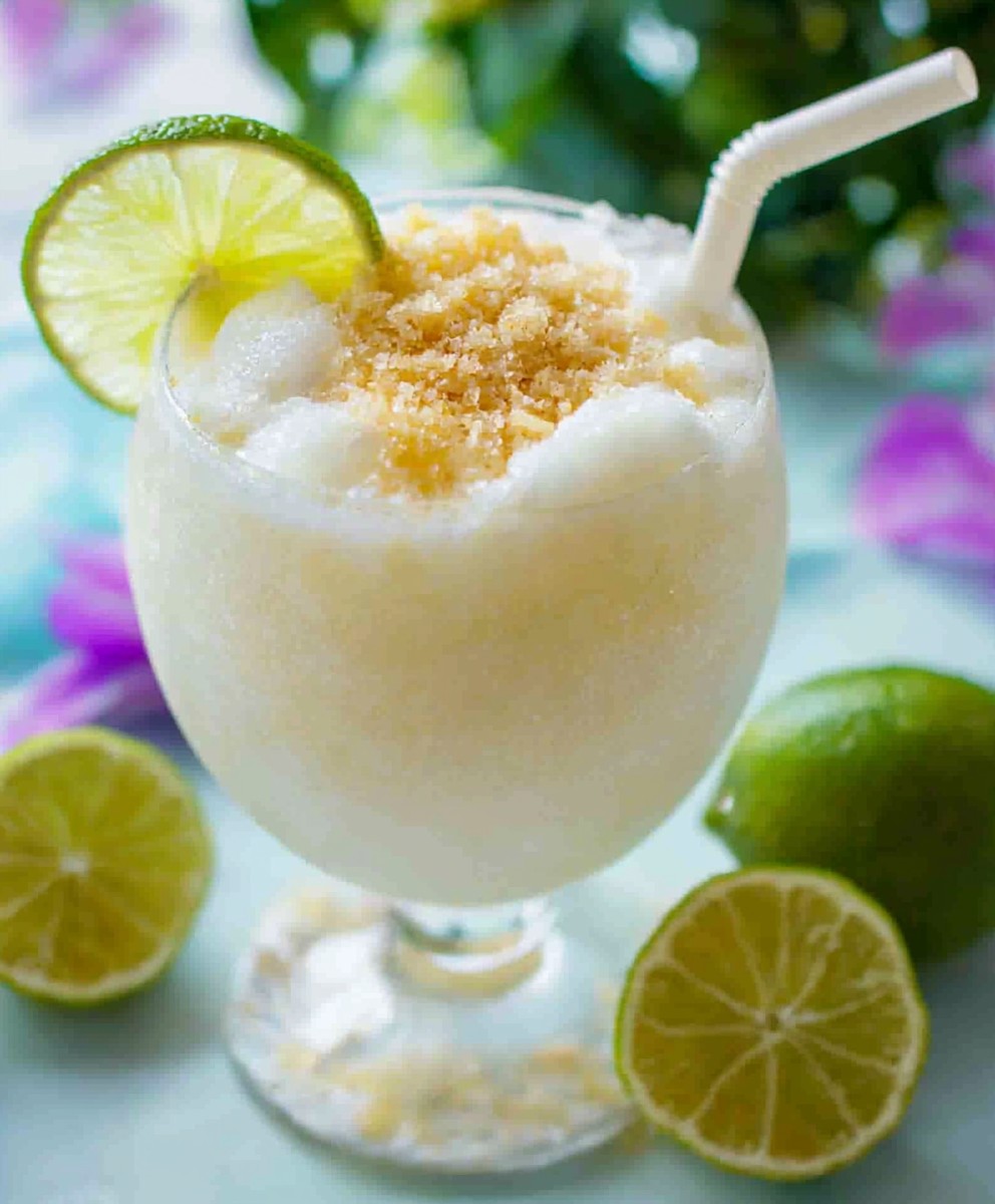 Key Lime Colada Cocktail