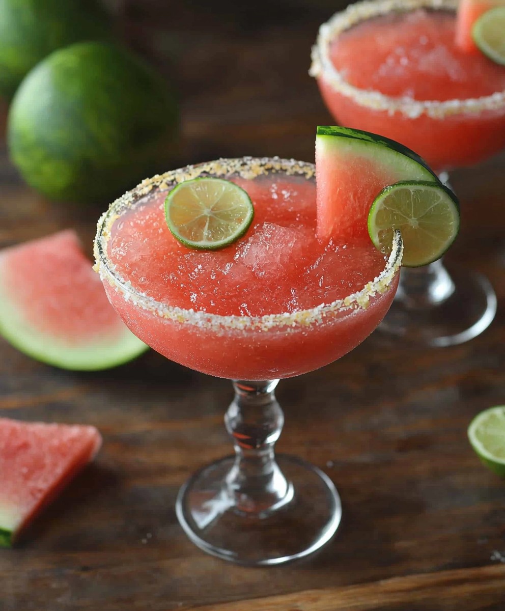 Gefrorene Wassermelonen Margarita