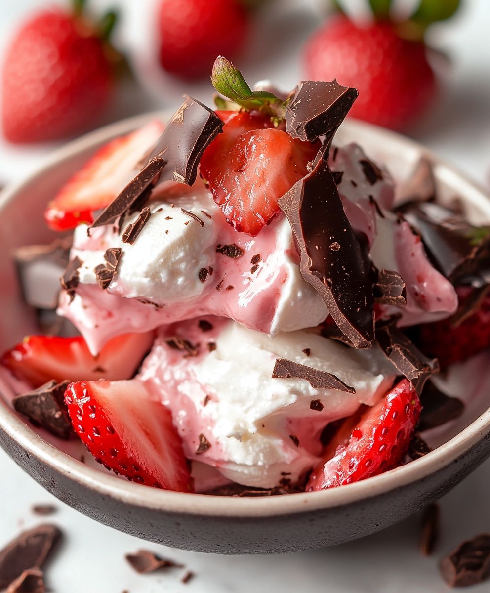 Schoko Erdbeer Joghurt Cluster