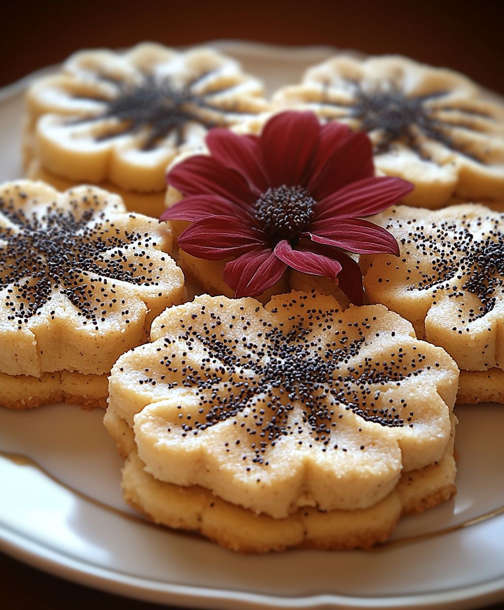 Mohn Marzipan Spritzgebäck