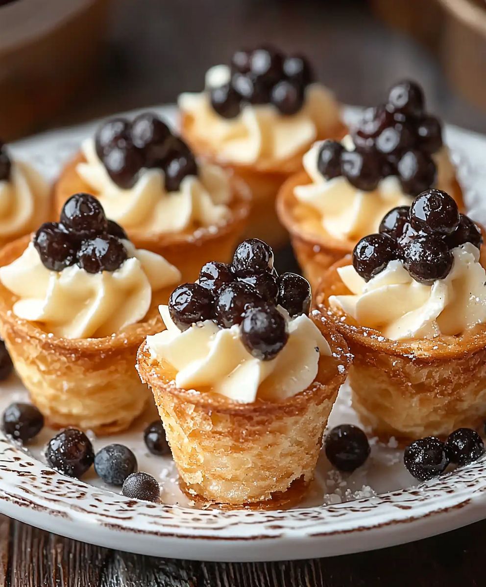 Mini Cannoli Becher