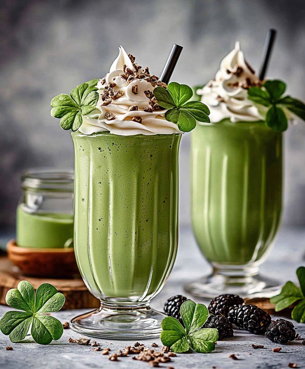 Milchfreier Shamrock Shake