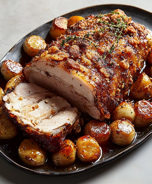 Schweinebraten Porchetta-Art
