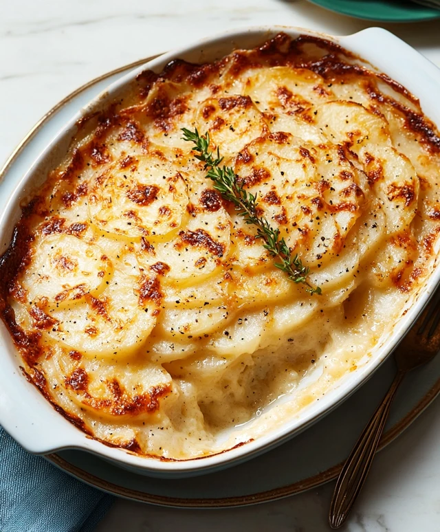 Kartoffelgratin zubereiten