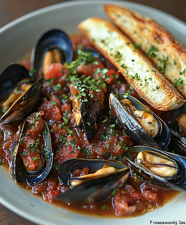 Miesmuscheln Tomatensoße
