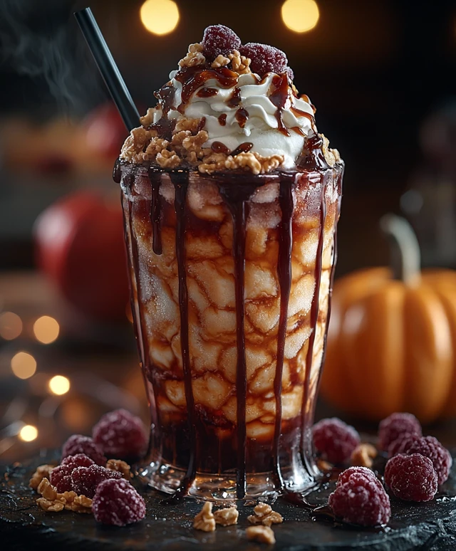 Halloweenbowle mit Eishand