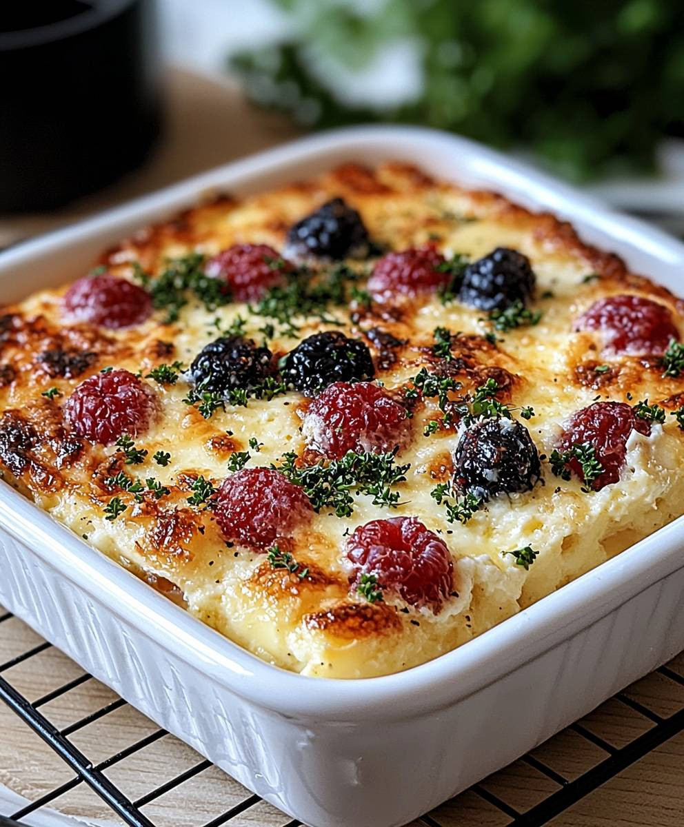 Quark Auflauf Low Carb