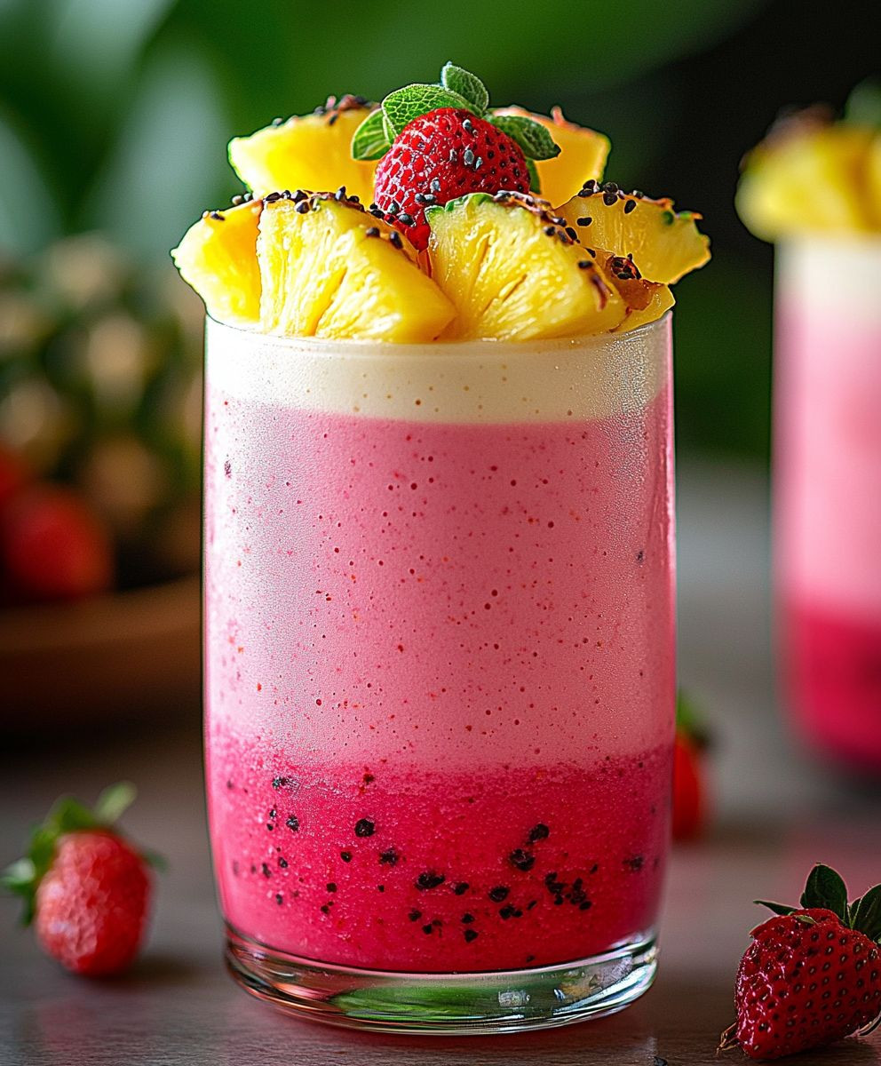 Hibiskus Ananas Smoothie