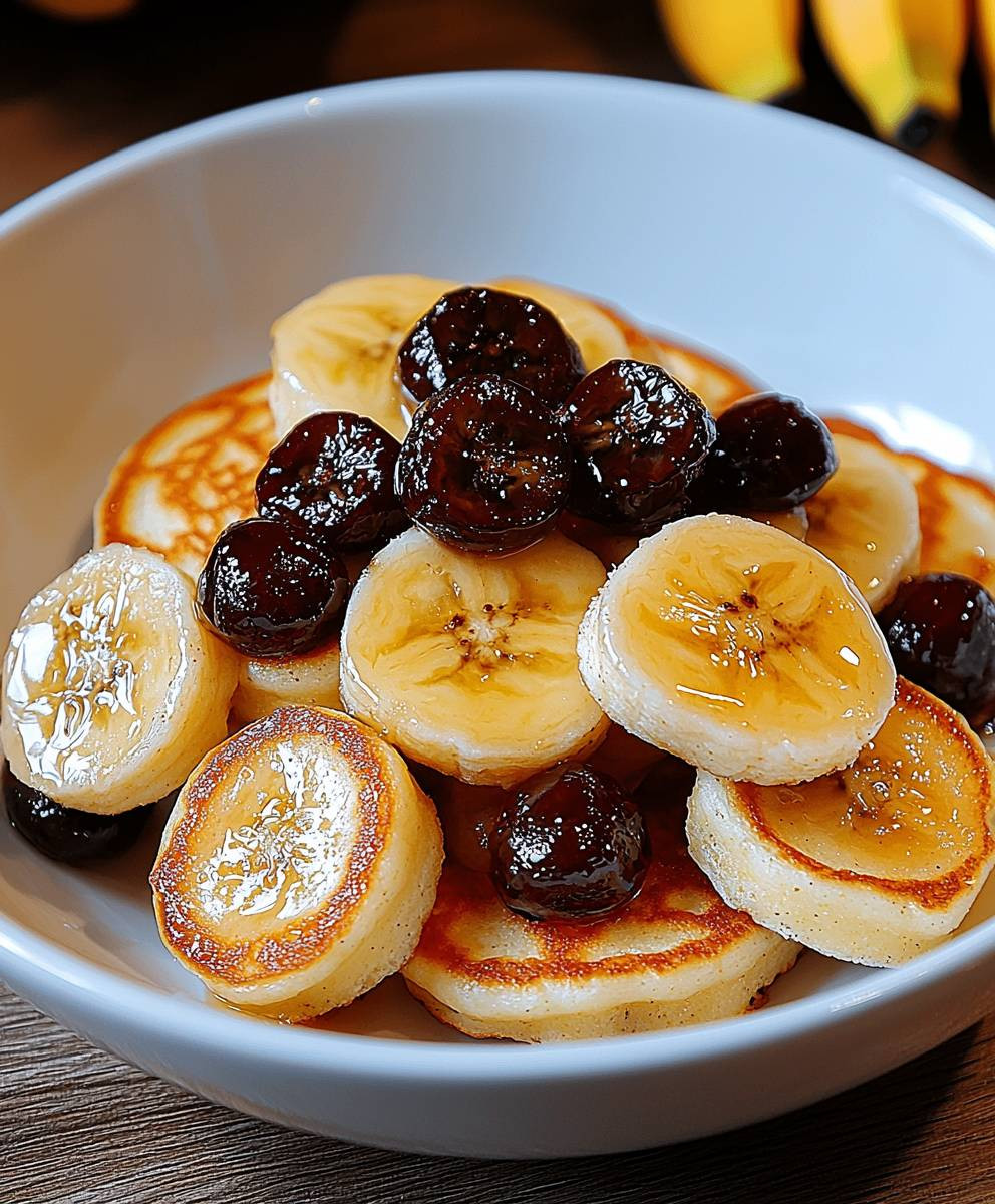 Bananen Mini Pancakes