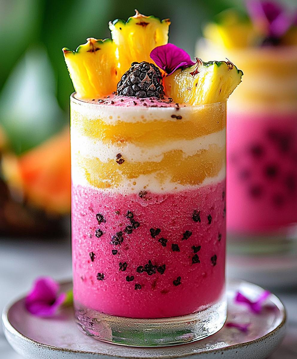 Hibiskus Ananas Smoothie