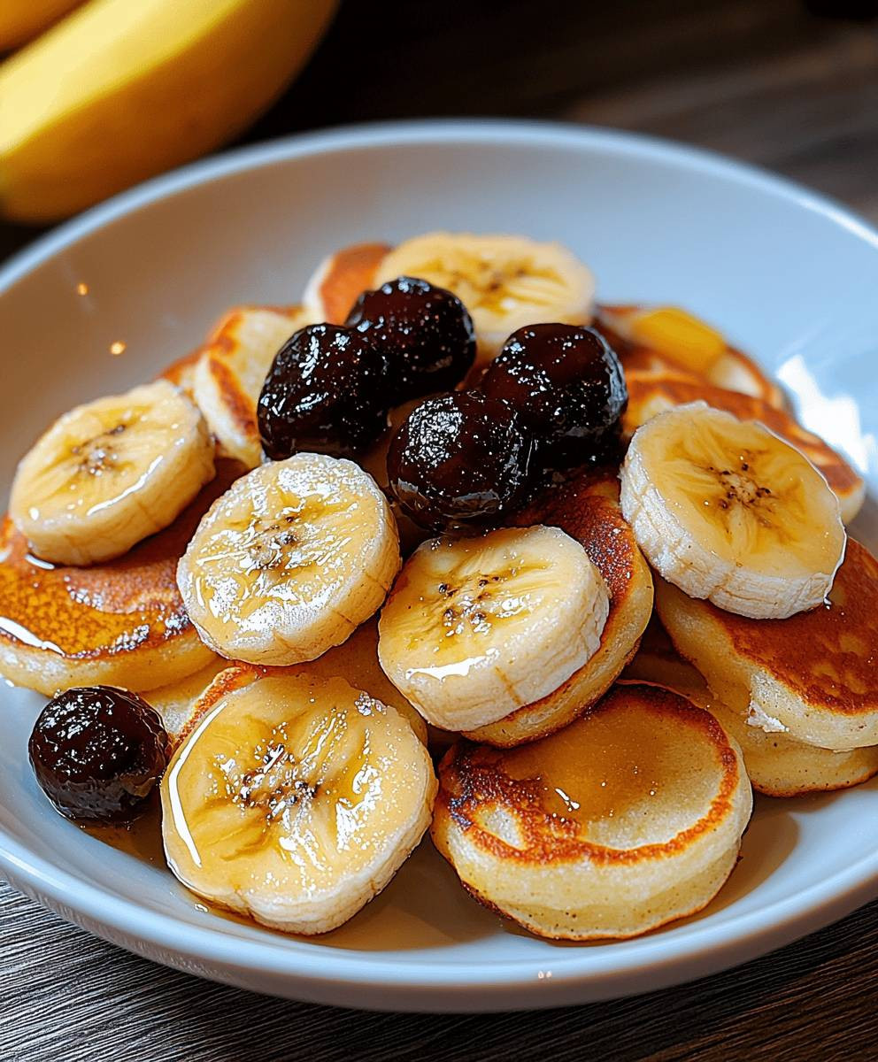 Bananen Mini Pancakes