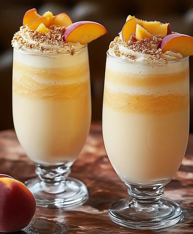 Pfirsich Milchshake