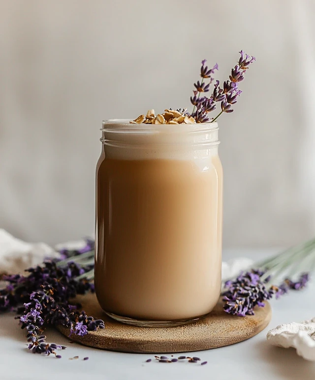 Lavendel Hafer Latte