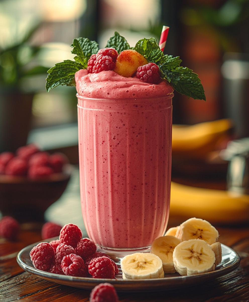 Beeren-Bananen-Smoothie