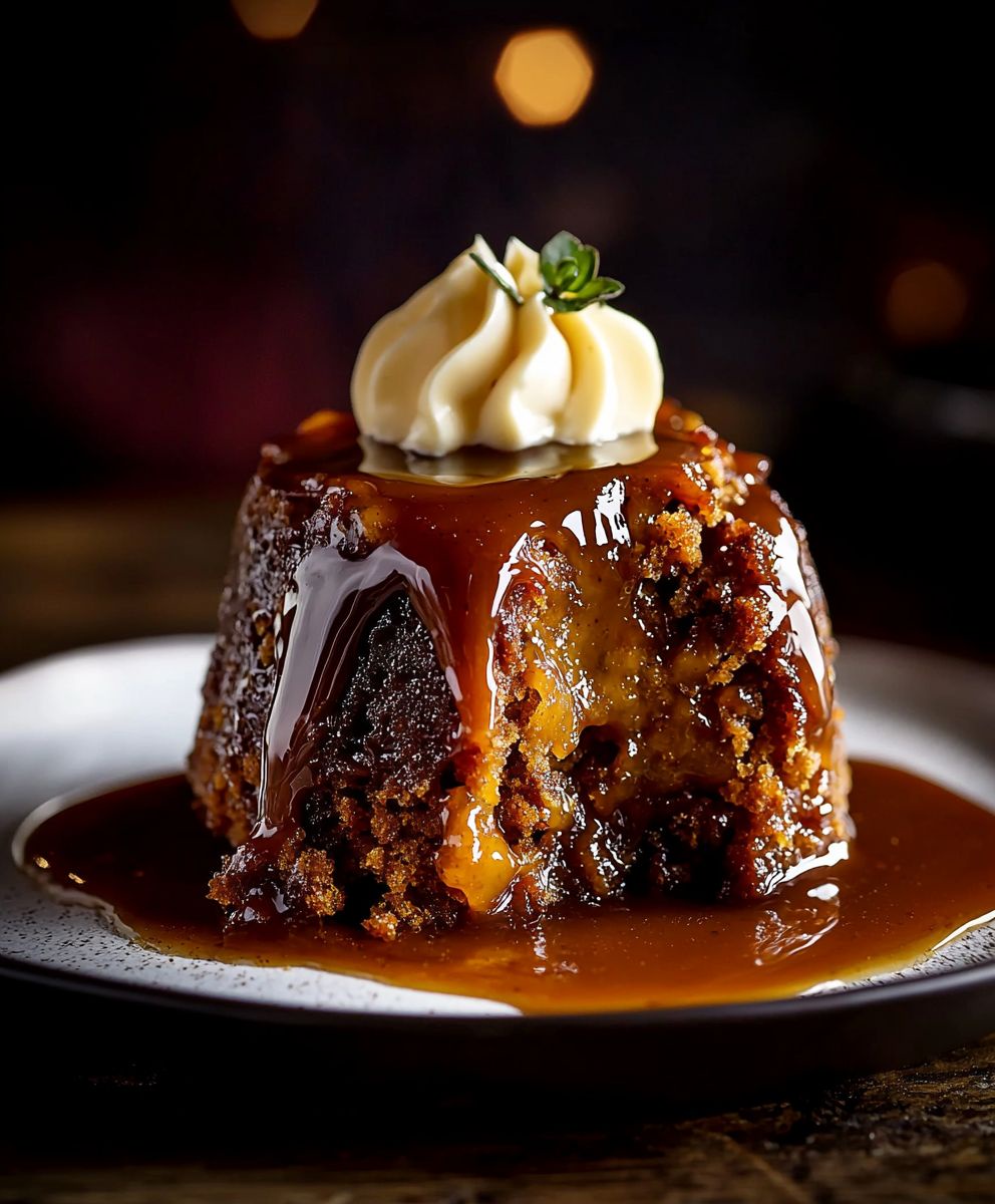 Klebriger Toffeepudding Genuss
