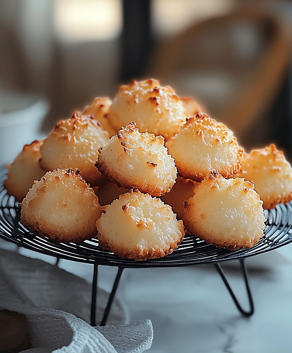 Kokosmakronen backen