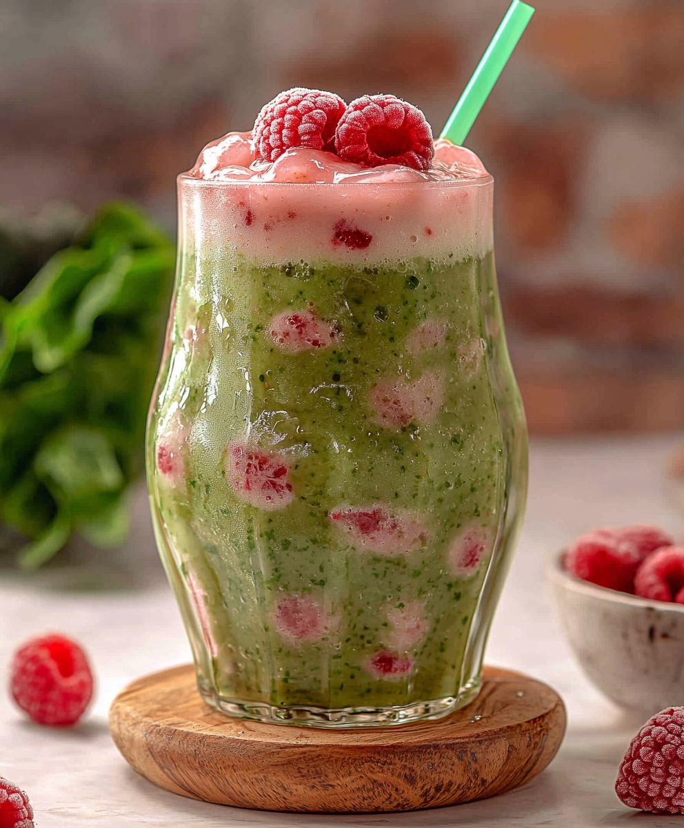 Himbeer Matcha Eis