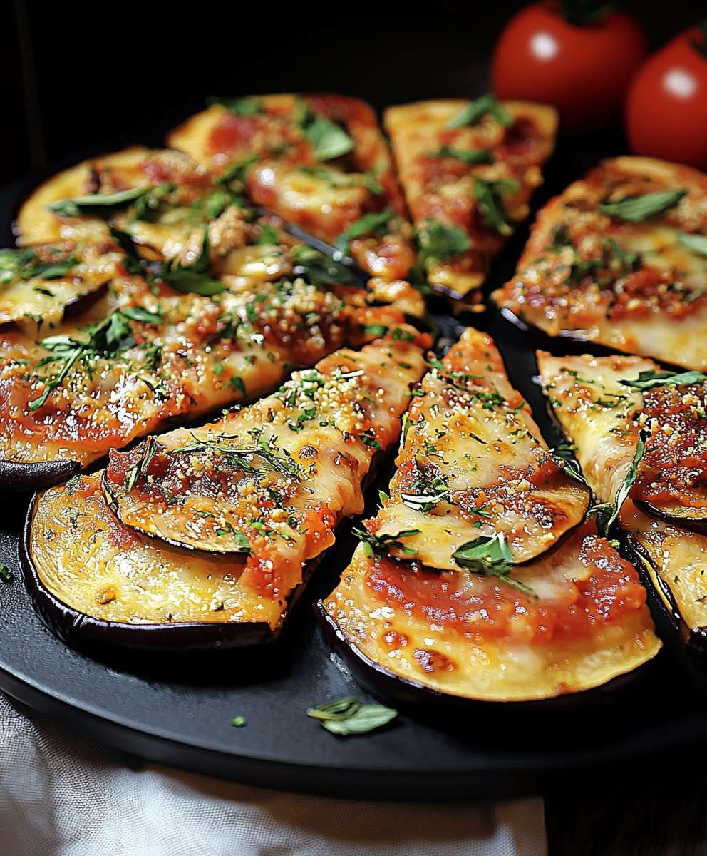 Auberginen Pizza selber machen