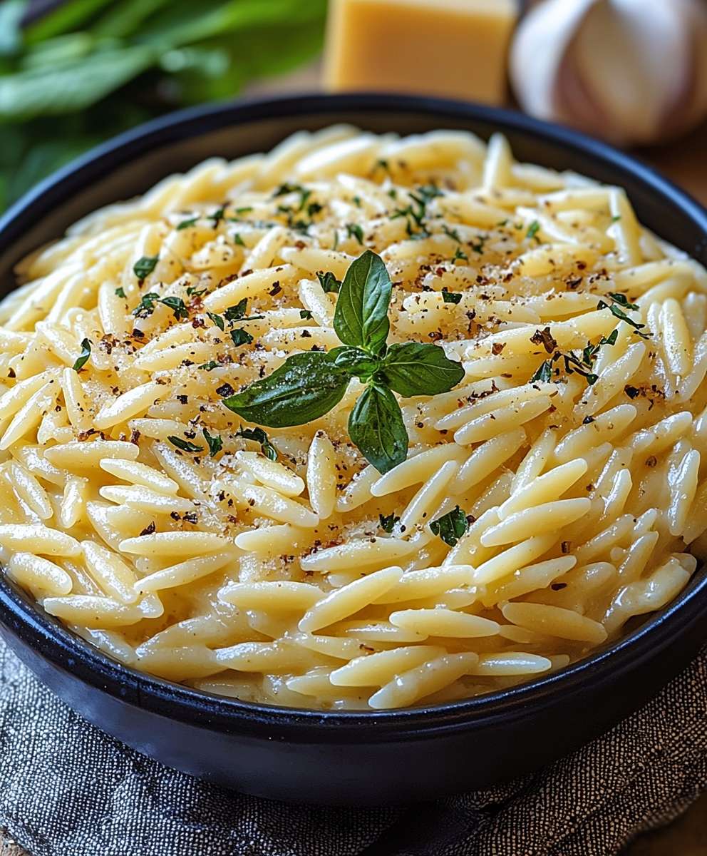 Cremige Orzo Nudeln