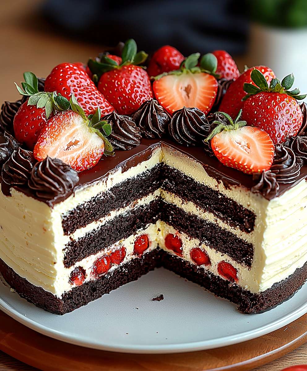 Fürst Pückler Torte Schoko Erdbeer