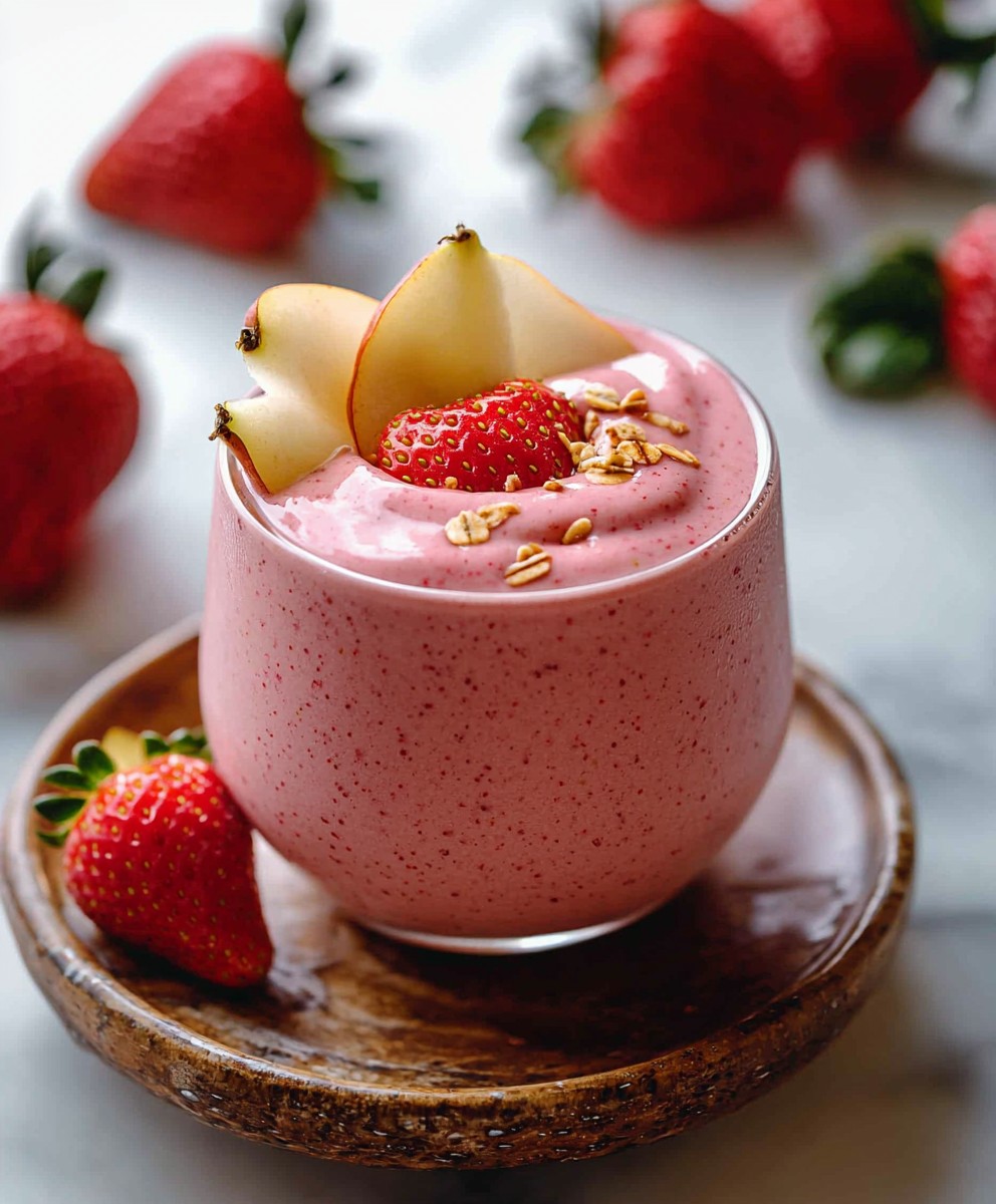 Erdbeer Birnen Smoothie