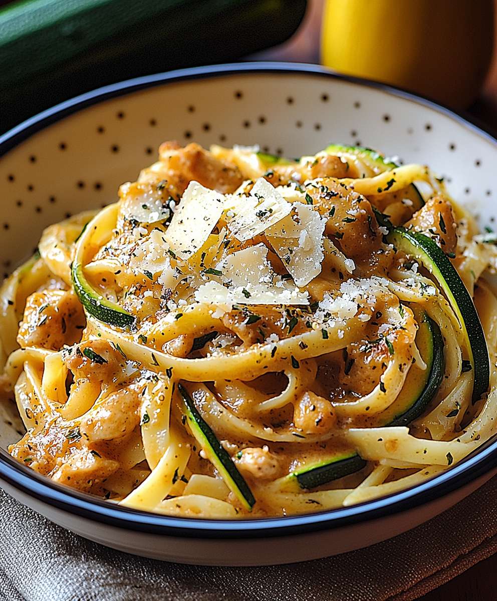 Zucchini Parmesan Pasta