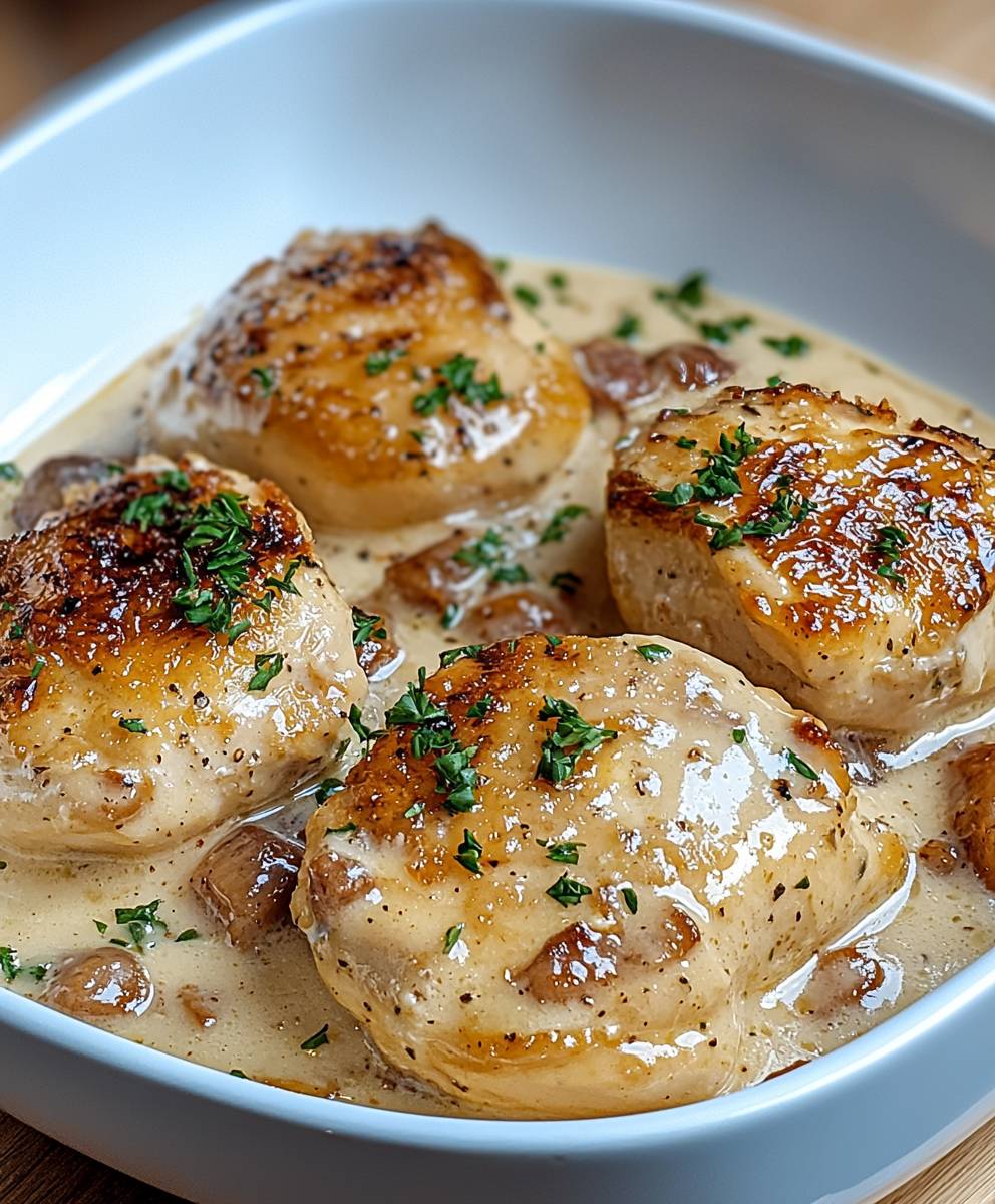 Hähnchen Frischkäsesauce