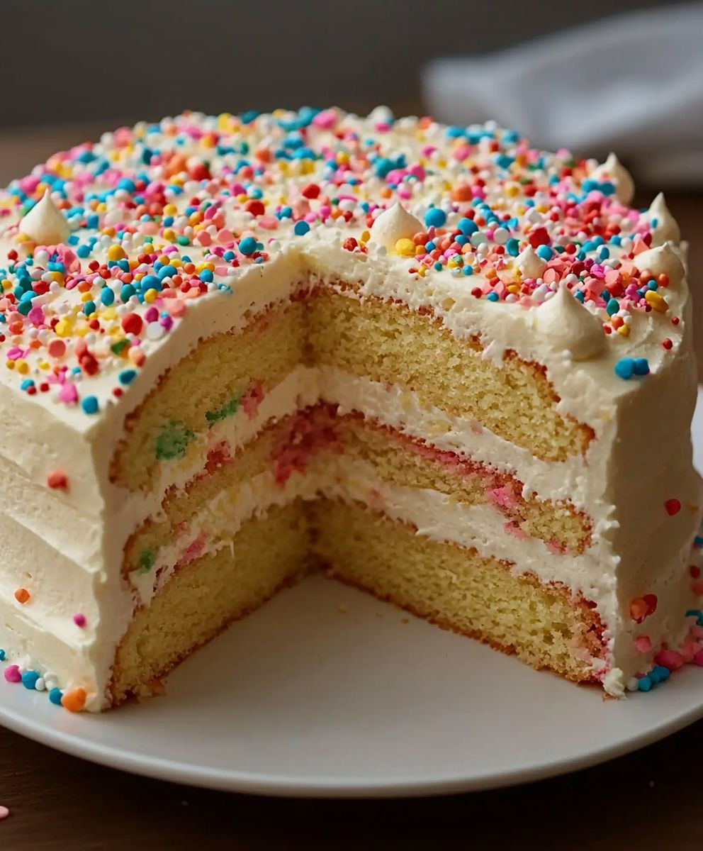 Funfetti Kuchen Geburtstag