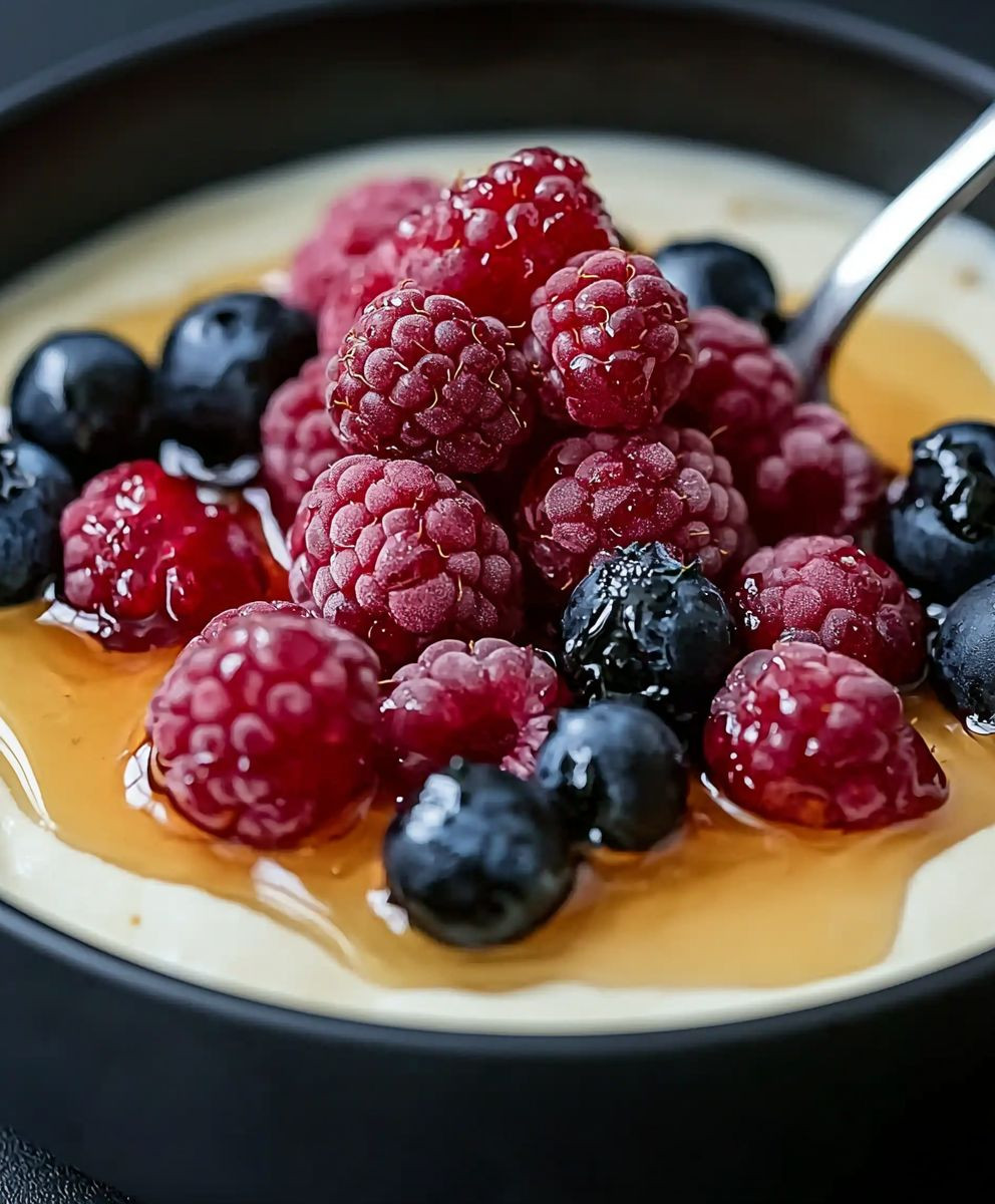 Beeren Dessert einfach