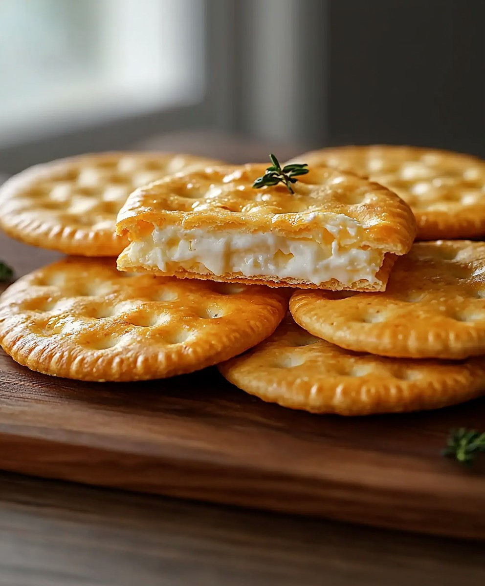 Herzhafter Käse Cracker